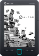 Alcor Myth LED 6" E-book olvasó, 16GB, Szürke