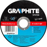 Graphite 57H706 fém vágókorong, 115mm