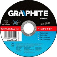 Graphite 57H700 fém vágókorong, 125mm