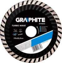 Graphite 57H632 turbo gyémántvágó, 115mm, hűtőbordás