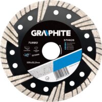Graphite 57H626 turbo gyémántvágó, 125mm