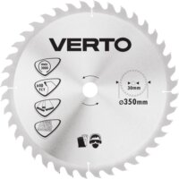 Verto 61H142 körfűrészlap, 350mm, Z40 Verto 61H142 körfűrészlap, 350mm, Z40