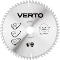 Verto 61H108 körfűrészlap, 250mm, Z100, aluminium Verto 61H108 körfűrészlap, 250mm, Z100, aluminium