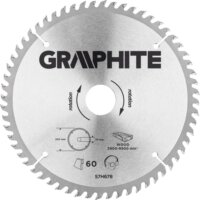 Graphite 57H678 körfűrészlap, 200mm, Z60 Graphite 57H678 körfűrészlap, 200mm, Z60
