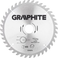 Graphite 57H676 körfűrészlap, 200mm, Z40 Graphite 57H676 körfűrészlap, 200mm, Z40