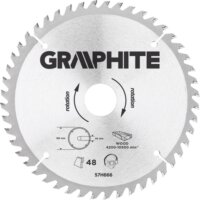 Graphite 57H666 körfűrészlap, 185mm, Z48 Graphite 57H666 körfűrészlap, 185mm, Z48
