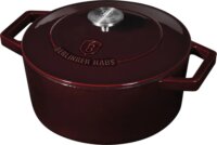 Berlinger Haus Metallic Line Burgundy Edition Collection BH/6497 öntöttvas lábas, 24cm