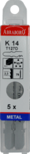 Abraboro MG 1014 bi, T111HF dekopírfűrészlap készlet, 5db