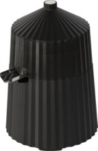 Alessi Plissé MDL07B citrusprés, 80W, fekete