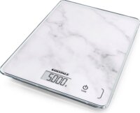 Soehnle Page Compact 300 Marble digitális konyhai mérleg, fehér