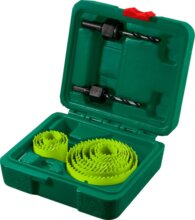 Verto 60H954 körkivágó készlet, 19-76mm, 14 részes