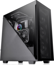 Thermaltake Divider 300 TG Mid Tower számítógépház, fekete