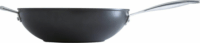 Le Creuset Toughened Non-Stick wok serpenyő, 30 cm, fekete-ezüst