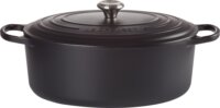 Le Creuset Signature ovális öntöttvas sütő-főzőedény, 35cm, 8,9 l, fekete