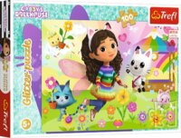 Trefl, Gabi babaháza Glitter puzzle, 100 darabos