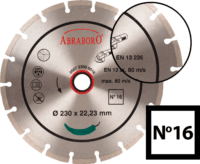 Abraboro No.16 Gyémántvágó 230mm, ST-5 helyett Abraboro No.16 Gyémántvágó 230mm, ST-5 helyett