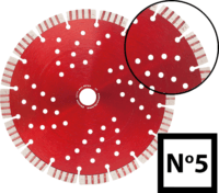 Abraboro No.5 Gyémántvágó, 115mm, ST-7 helyett Abraboro No.5 Gyémántvágó, 115mm, ST-7 helyett