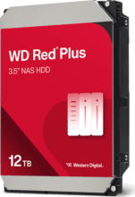 Western Digital Red Plus 12TB NAS merevlemez (3,5", SATA3, 5400rpm, 512MB cache)