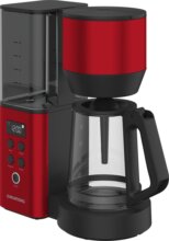 Grundig KM 8440 filteres kávéfőző, Piros/Fekete