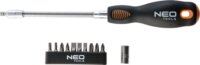 Neo Tools 04-212 csavarhúzó készlet, 10 részes, flexibilis nyél, svcm