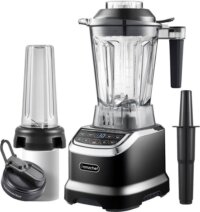 AMZCHEF ZM5003-BK csészés turmixgép, 1800W, Fekete