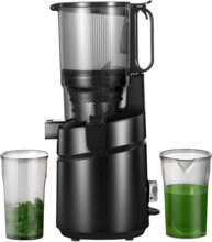 Amzchef SJ-036-BK lassú gyümölcsprés, 250W, fekete