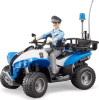Bruder Rendőrségi Quad (ATV) sofőr figurával