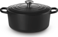 Le Creuset Signature kerek öntöttvas sütő-főzőedény, 28cm, 6,7 l, fekete