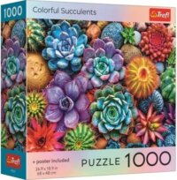 Trefl, Színpompás pozsgások puzzle, 1000 darabos