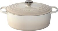 Le Creuset Signature ovális öntöttvas sütő-főzőedény, 31cm, 6,3 l, habcsók
