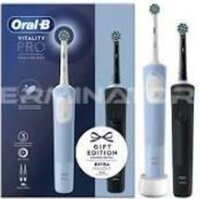 Oral-B Vitality Pro D103 Duo Elektromos fogkefe, Kék, Fekete