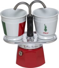 Bialetti Mini Express Italia 7309 kotyogós kávéfőző, 2 személyes