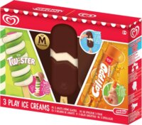 Játékfagyi készlet, Twister, Magnum, Calippo