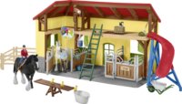 Schleich, Farm World, lovas istálló játékszett