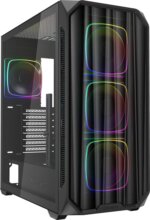 Sharkoon AK5M RGB Fekete számítógépház