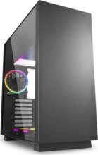 Sharkoon PURE STEEL RGB Fekete számítógépház