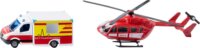 SIKU SUPER, Mercedes-Benz mentőautó és Eurocopter EC 145 helikopter játék szett