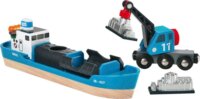 Brio World, Játék konténerszállító hajó darus teherautóval