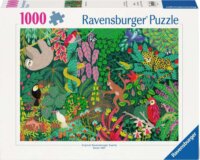 Ravensburger, Varázslatos esőerdő puzzle, 1000 darabos