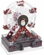 Home DRM280 karácsonyi óriáskerék dioráma, 28 cm