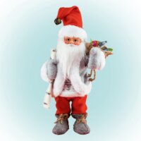 Home KDD 32 táncoló zenélő Mikulás, 30 cm