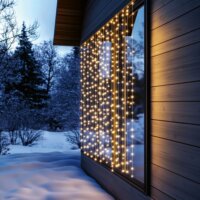 Home KAF400DWW DOT LED-es fényfüggöny, melegfehér, 2 m