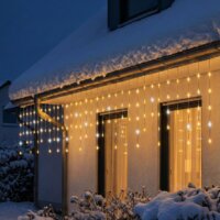 Home KKF600D10M LED-es sziporkázó fényfüggöny, melegfehér, 10 m