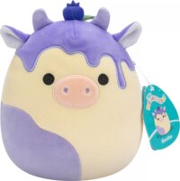 Squishmallows, Benito áfonyás sajttorta tehén plüssfigura, 20 cm