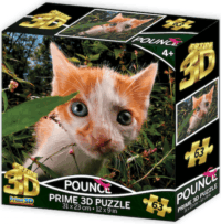 Cica 3D puzzle, 63 darabos