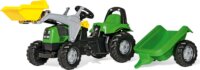 Rolly Kid Deutz-Fahr pedálos markolós traktor utánfutóval