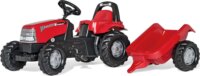 Rolly Kid Case CVX 1170 pedálos traktor utánfutóval