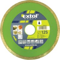 Extol Craft gyémánt vágókorong csempevágáshoz, 125mm