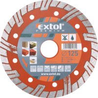 Extol Premium Turbo Plus gyémánt vágókorong, 125mm