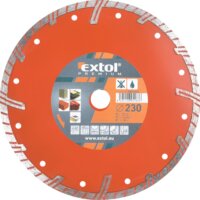 Extol Premium Turbo Plus gyémánt vágókorong, 230mm